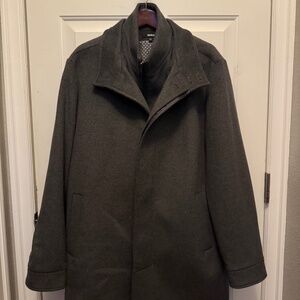 Men's Gray Murano Wool/Cashmere Dressy Coat